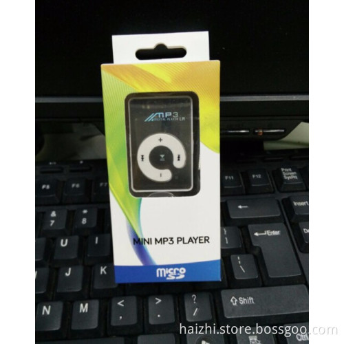 mini fashoin clip metal USB mp3 music media player support 1 - 8GB microSD TF